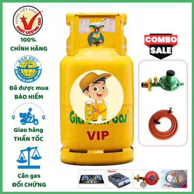 Combo Bộ Bình Gas Hướng Dương Vàng 12Kg Khuyến Mãi