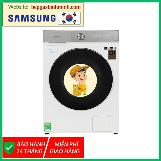 Máy giặt sấy Samsung Bespoke AI Inverter giặt 12 kg - sấy 8 kg WD12BB944DGHSV