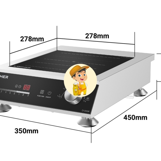 Bếp từ công nghiệp Kocher CI-3500F