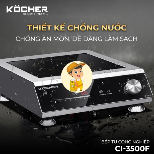 Bếp từ công nghiệp Kocher CI-3500F