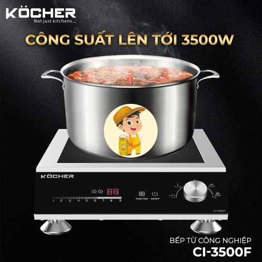 Bếp từ công nghiệp Kocher CI-3500F