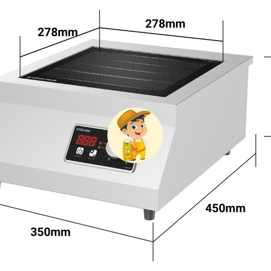 Bếp từ công nghiệp Kocher CI-3600F