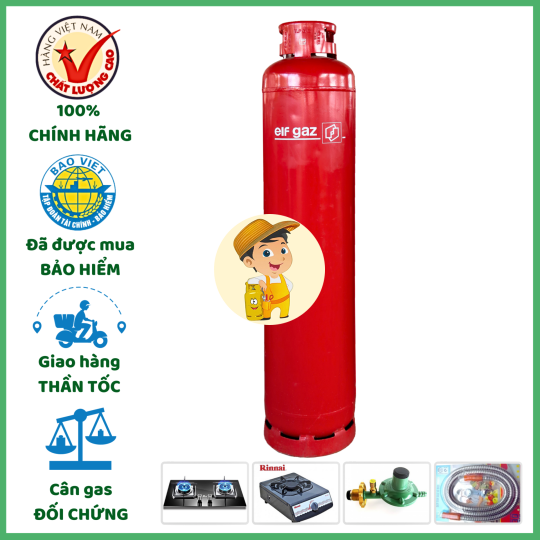 Bình Gas ELF Đỏ 45Kg Giá Tốt Giao Tận Nơi