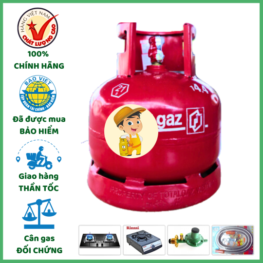 Bình Gas ELF Đỏ 6Kg Giá Tốt Giao Tận Nơi