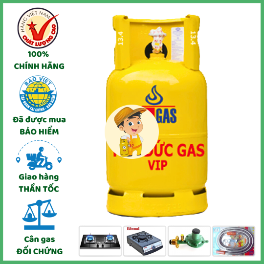 Bình Gas Thủ Đức VIP Vàng 12kg Giá Tốt Giao Tận Nơi