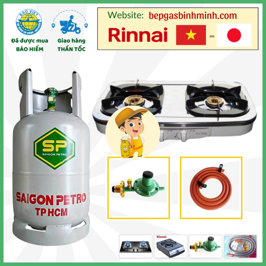 Combo Bộ Bình Bếp Gas RINNAI RTS-2KD