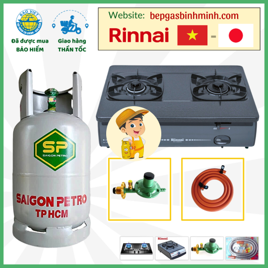 Combo Bộ Bình Bếp Gas RINNAI RV-4680G