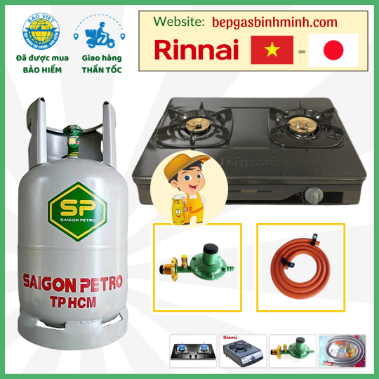 Combo Bộ Bình Bếp Gas RINNAI RV-660G