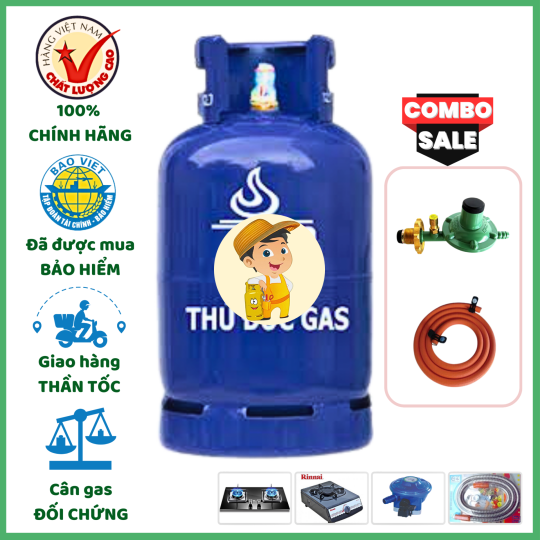 Combo Bộ Bình Gas Thủ Đức Xanh 12kg Khuyến Mãi