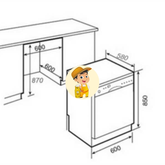 Máy Rửa Bát BRANDT DFH13117X Nhập Khẩu Pháp