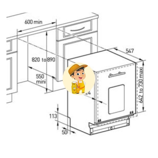 Máy Rửa Bát BRANDT VH1225JE1 Pháp
