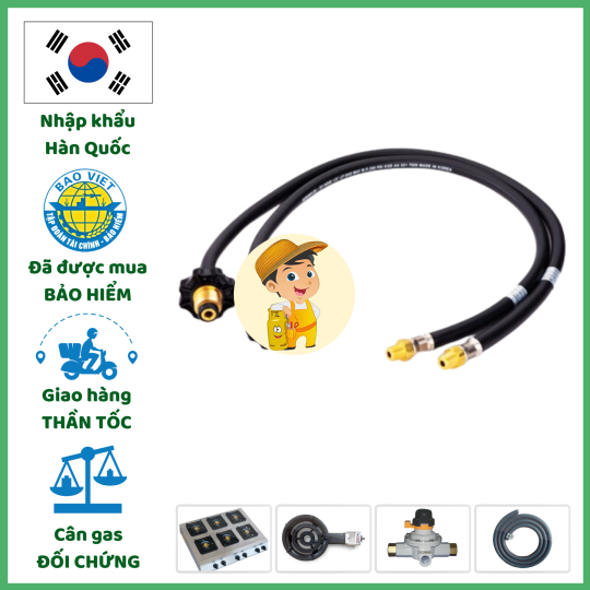 Dây Gas Công Nghiệp Cao Áp Cao Su Nhập Khẩu Hàn Quốc