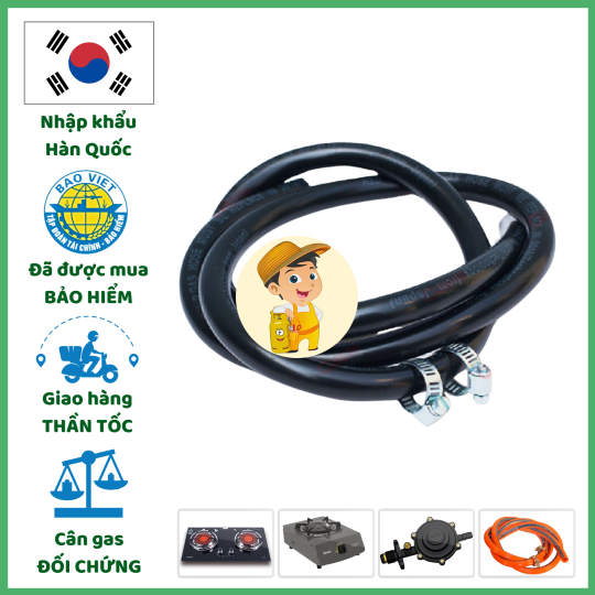 Dây Gas Cao Su Nhập Khẩu Hàn Quốc