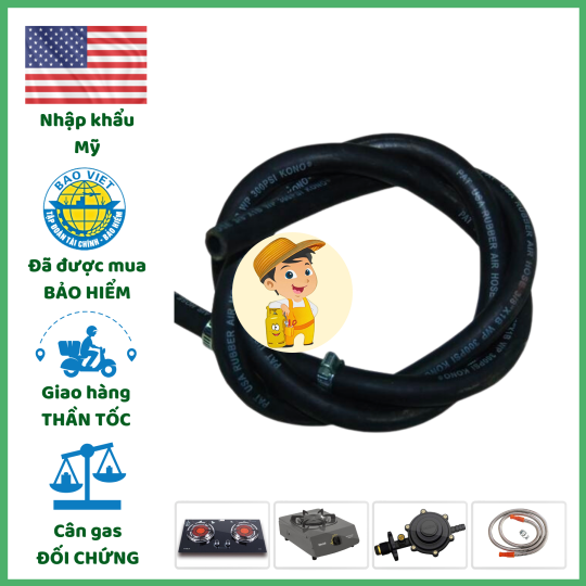 Dây Gas Cao Su Nhập Khẩu Mỹ