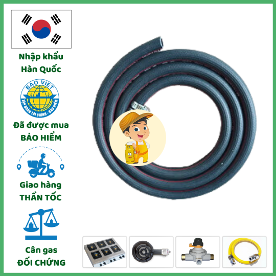 Dây Gas Công Nghiệp Nhập Khẩu Hàn Quốc