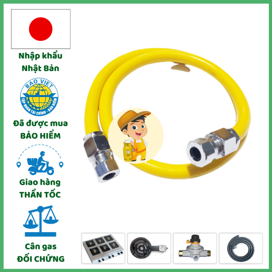Dây Gas Công Nghiệp Lõi Thép Nhập Khẩu Nhật Bản