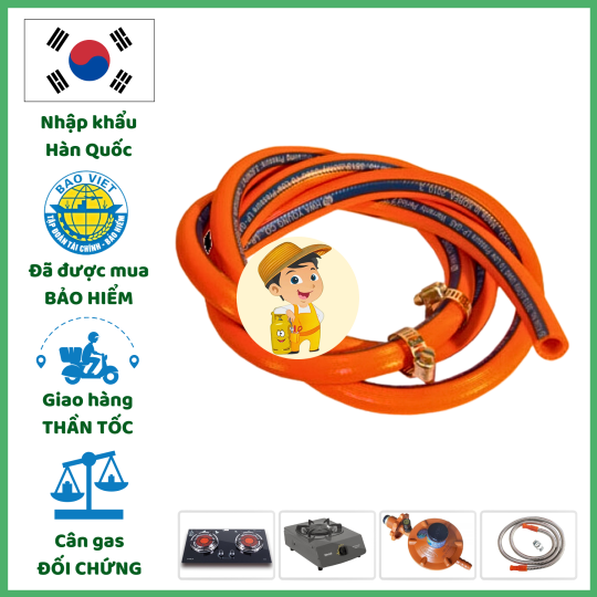 Dây Gas Lõi Thép Nhập Khẩu Hàn Quốc