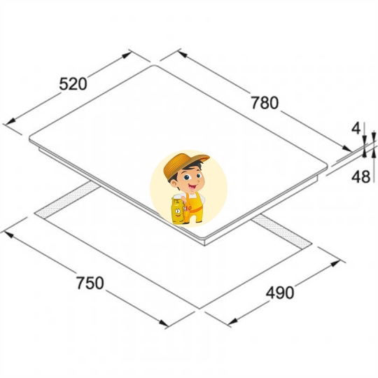 Bếp Từ FRANKE FHCR 774 2I 1FLEXI T PWL BK