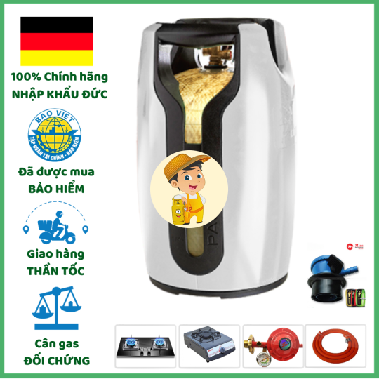 Bình Gas Miss composite Ngang Bạc Chống Cháy Nổ