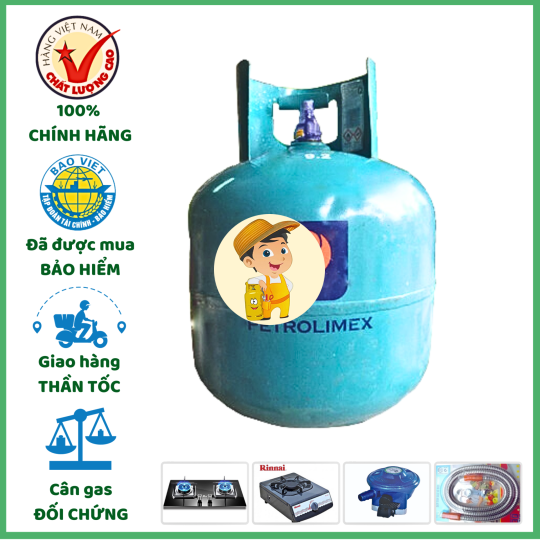 Bình Gas Petrolimex 9Kg Giá Tốt Giao Tận Nơi