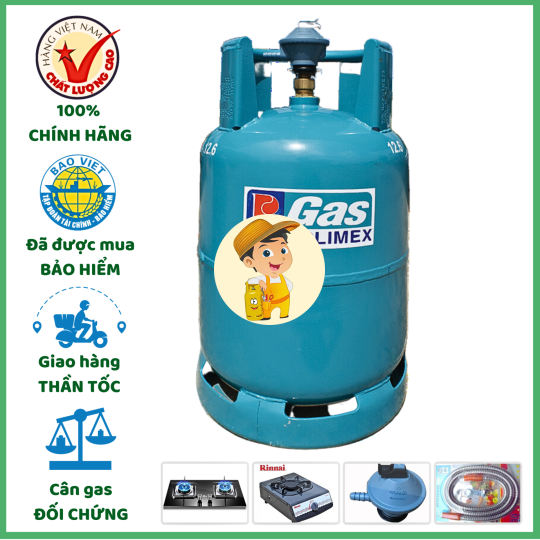 Bình Gas Petrolimex Van Lật 13Kg Giao Tận Nơi