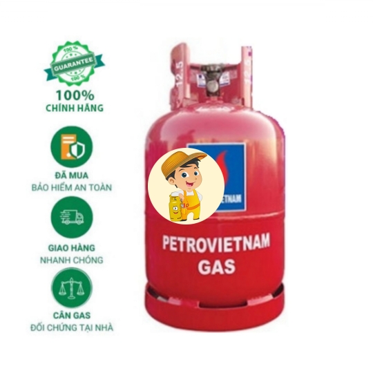 Bình Gas Petrovietnam Xám 12kg Giá Tốt Giao Tận Nơi