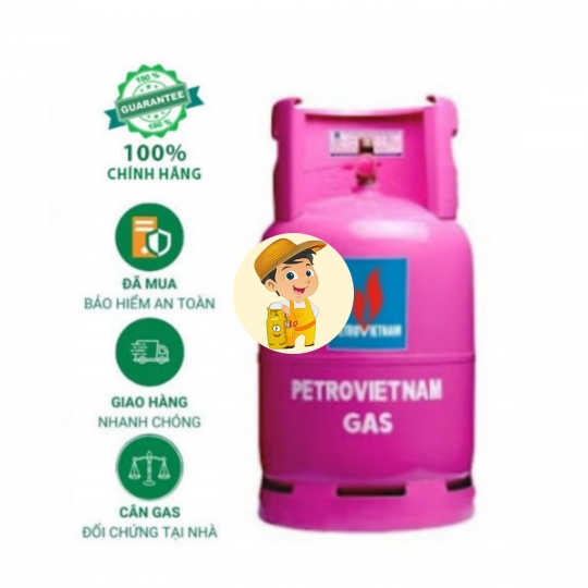 Bình Gas Petrovietnam Hồng 45Kg Chính Hãng Giao Tận Nơi