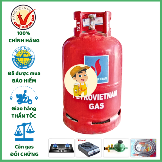 Gas Petrovietnam Đỏ 12kg Giá Tốt Giao Tận Nơi
