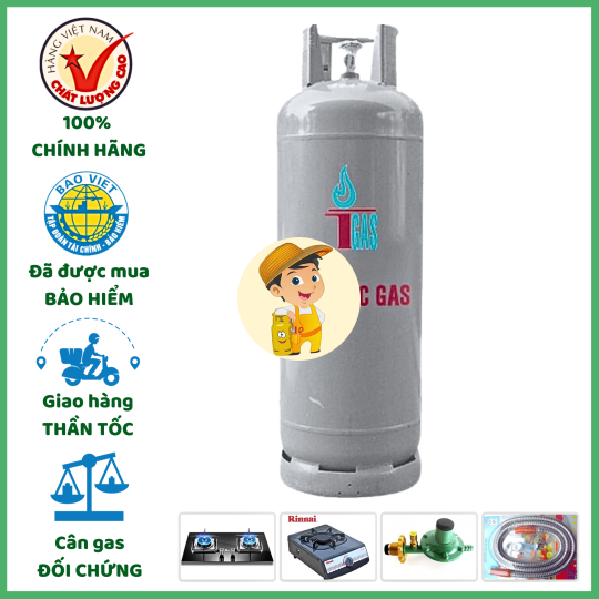 Bình Gas Thủ Đức Xám 45Kg Giá Tốt Giao Tận Nơi