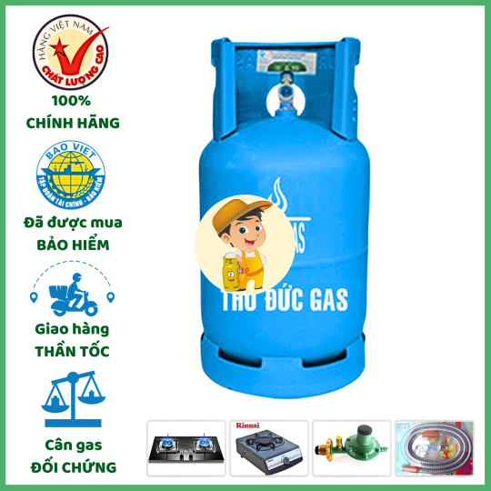 Bình Gas Thủ Đức Xanh Ngọc 12kg Giá Tốt Giao Tận Nơi
