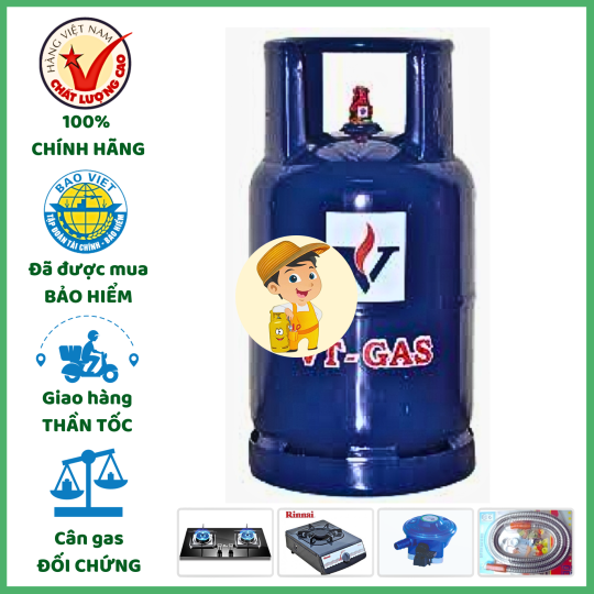 Bình Gas VT Xanh 12kg Giá Tốt Giao Tận Nơi