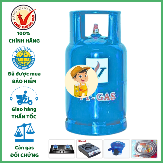 Bình Gas VT Xanh PE 12kg Giá Tốt Giao Tận Nơi