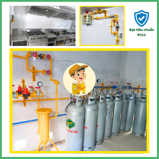 Thiết Kế Thi Công Lắp Đặt Hệ Thống Gas