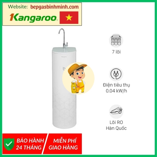 Máy lọc nước RO Hydrogen Kangaroo KG100EO 7 lõi