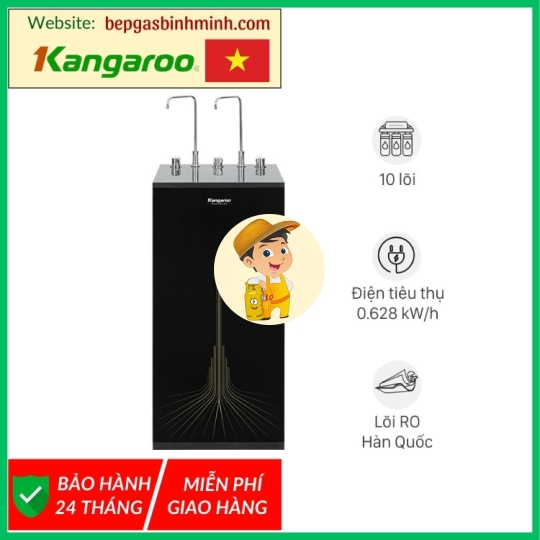 Máy lọc nước RO nóng nguội lạnh Kangaroo KG10A13 10 lõi