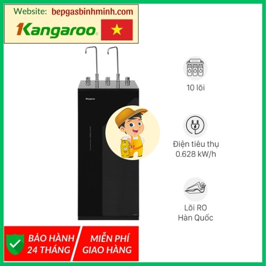 Máy lọc nước RO nóng nguội lạnh Kangaroo KG10A17 10 lõi