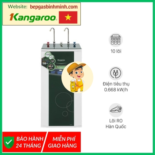 Máy lọc nước RO nóng nguội lạnh Kangaroo KG10A3 10 lõi
