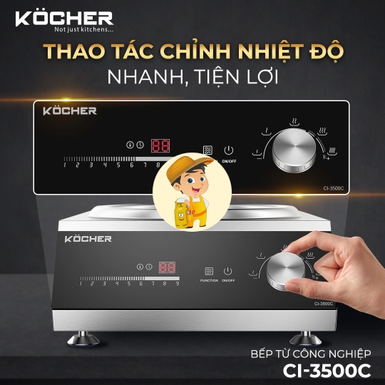 Bếp từ công nghiệp Kocher CI-3500C