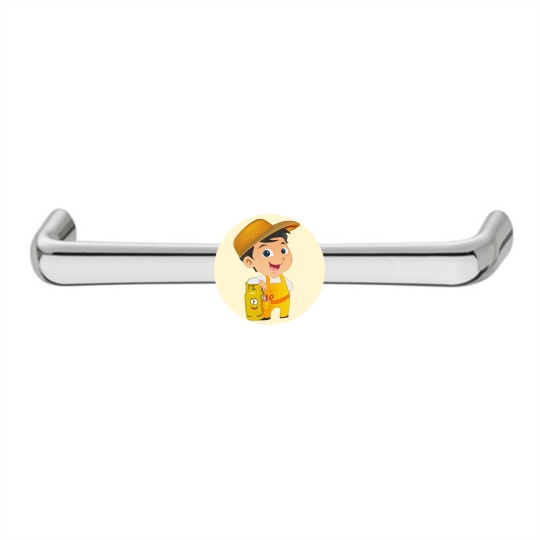 Tay nắm tủ chữ D Hafele