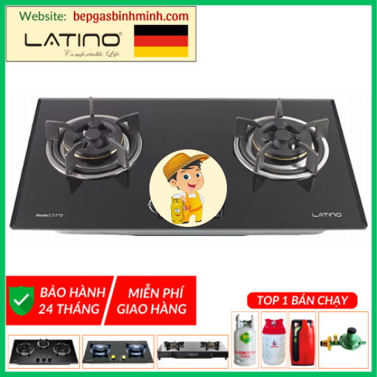 Bếp Gas Âm LATINO LT-712 Nhập Khẩu Đức