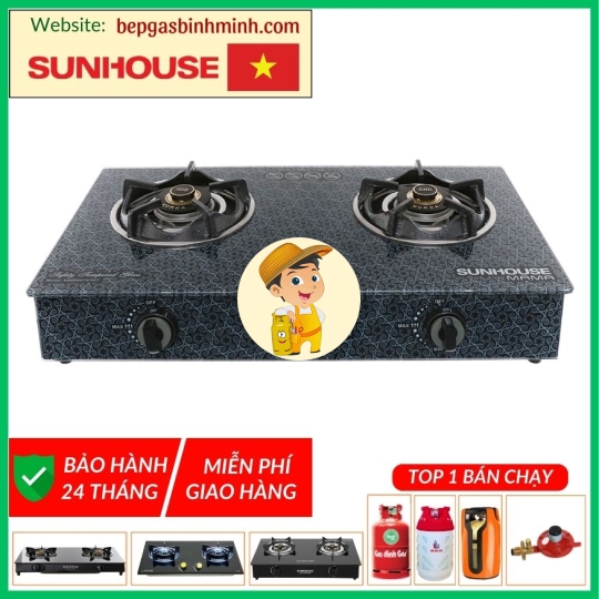 Bếp Gas Đôi SUNHOUSE MAMA MMBB0787MT