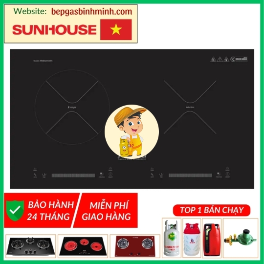 Bếp Từ Hồng Ngoại Âm SUNHOUSE MAMA MMB9200 MIX 3600W