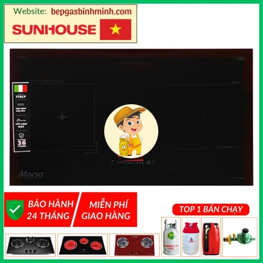 Bếp Từ Hồng Ngoại Lắp Âm SUNHOUSE MAMA MMB9986