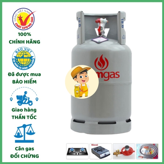 Bình Gas Nam Gas Xám 12kg Chính Hãng