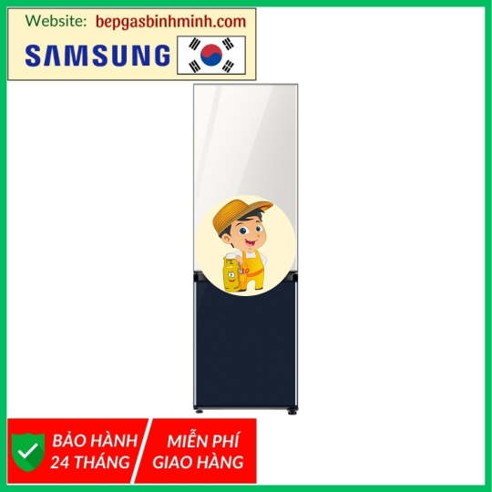 Tủ lạnh Samsung Inverter 339 lít Bespoke RB33T307029/SV