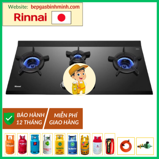 Bếp Gas Âm Rinnai RB-3VCGN Nhật Bản