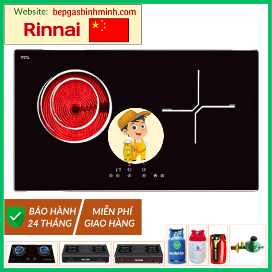 Bếp Âm Điện Từ RINNAI RB-7022HE-CB Nhập Khẩu