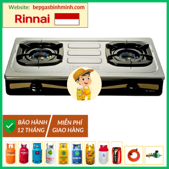 Bếp Gas Rinnai RI-602DI Nhập Khẩu Indonesia