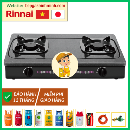 Bếp Gas Đôi Rinnai RV-2615(G) Việt - Nhật Chính Hãng