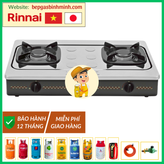 Bếp Gas Đôi Rinnai RV-287(S)N Việt - Nhật Chính Hãng